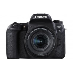 Canon EOS 77D ( Black ) Digital SLR Camera + KIT EF-M18-55mm f/3.5-5.6 IS STM